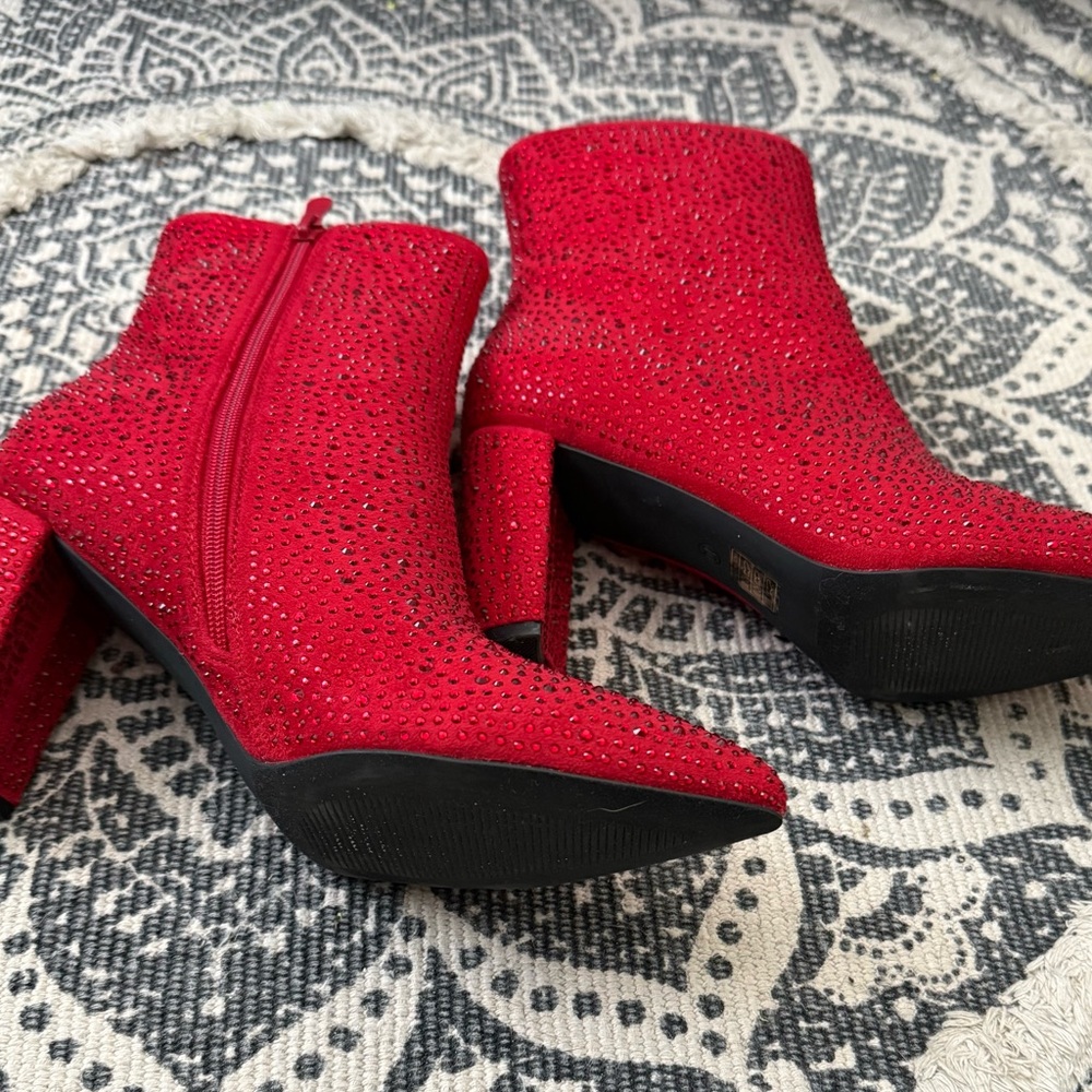 Rhinestone Booties - Picture 4 of 6